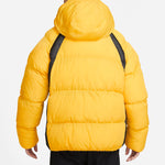 Air Jordan Wide Stripe Zipper Hooded Winter Jacket Men's Yellow DX6596-781