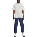 Men's Nike SB Back Graffiti Funny Pattern Printing Round Neck Short Sleeve Light Grey T-Shirt DR7768-050