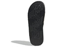 adidas Adissage Slides 'Black Gold Metallic' EG6517