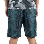 Air Jordan 11 Snakeskin Snake Skin Shorts For Men Blue/Black CI0313-414