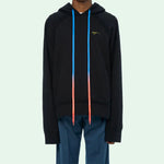 Off-White Arrow Gradient Drawstring Loose Fit Black OMBB057F19E300101060