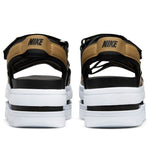 (WMNS) Nike Icon Classic Sports Black Brown Sandals 'Black Brown' DH0223-002