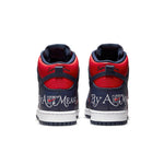 Nike x Supreme SB Dunk High 'By Any Means - Red Navy' DN3741-600