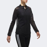 (WMNS) adidas Sports Hollow Out Mesh hooded Jacket Black CV5489