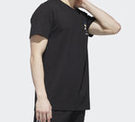adidas neo Sports Round Neck Short Sleeve Black GJ5645