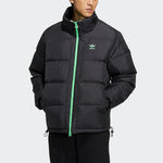 adidas originals Revers Down Jkt Reversible Sports hooded down Jacket Black H66015