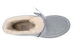 (WMNS) UGG Kallen Lace Lacing Mid Tops Fleece Lined Gray 1119934-LGRY