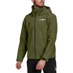 adidas Terrex Mt Rr Jacket waterproof Sports Outdoor Hooded Jacket Green GU6485