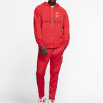 Men's Nike Zipper Hooded Sports Red Jacket CT7363-657