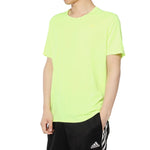 adidas Running Sports Round Neck Short Sleeve Fluorescence Yellow DQ1850