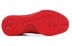 Under Armour Curry 1 Lux Mid Suede 'Triple Red' 1298701-600