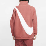 (WMNS) Nike logo lamb's wool reversible Stay Warm Stand Collar Jacket Red CZ4064-897