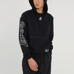 Men's Air Jordan NBA Los Angeles Lakers Printing Knit Fleece Pullover Black DH9454-010