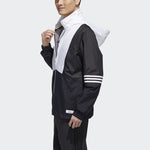 adidas neo Contrasting Colors Casual Sports Hooded Jacket Black GJ8767