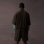 Fear of God Essentials Drop2 SS23 Half-Zip Sweatshirt 'Off-Black' 125BT224090F