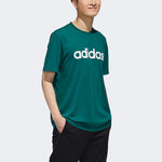 adidas neo Sports Round Neck Short Sleeve Green GJ8934