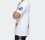 adidas x Disney Goofy T2 Crossover Sports Pattern Short Sleeve White GP6478