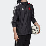 adidas Manchester United Soccer/Football Sports Jacket Black GD9007