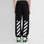 Men's Off-White SS22 Solid Color Casual Pants/Trousers Black OMCH029C99FLE0021001