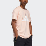 adidas Unisex Printing Round-neck Pink GN7323