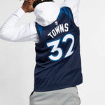 Nike NBA Towns Timberwolves 3 2 Fan Edition Basketball Jersey/Vest Navy Blue Dark blue 864491-420