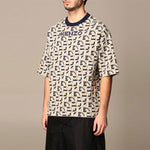 Men's KENZO SS21 Full Print Round Neck Short Sleeve Gray FB55PU5823SC-95