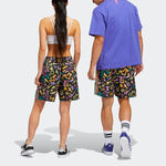Men's adidas Graffiti Full Print Sports Shorts Black HC3087