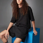 adidas originals Blue Version Solid Color Lacing Athleisure Casual Sports Shorts Black H33447