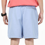 Air Jordan Essentials Logo Pattern Lacing Sports Shorts Blue DA9823-469