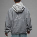 Air Jordan Brand Patch Zipper Hoodie Men's Light Blue FB1908-077