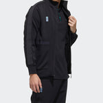 Men's adidas Sports Stylish Jacket Solid Color Black FM9344