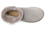 (WMNS) UGG Bailey Button UGG Charm Metallic Alphabet Version Fleece Lined 'Light Grey' 1114970-SEL