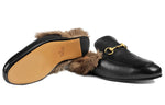 Gucci Princetown Series Wool Slipper Black 397647-DKHH0-1063