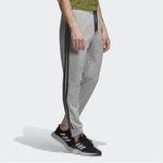 Men's adidas Casual Sports Bundle Feet Breathable Long Pants/Trousers Gray FI0823
