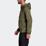 adidas Half Zipper Casual hooded Pullover Sports Jacket Tops Green FI0618