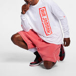 Air Jordan Wings Round Neck Basketball Sports Long Sleeves T-Shirt Men's White AT9071-100