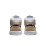 Air Jordan 1 Mid 'White Khaki Blue Void' DO6726-100