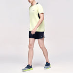 FILA Logo Letter Printing Round Collar Male Yellow A11M122101F-YE