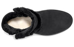 (WMNS) UGG Classic Mini Spill Seam Blvd Snow Boots Black 1108145-BLK