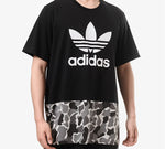 adidas originals Camouflage Leopard print Short Sleeve Black DN8033