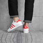 adidas Superstar 'White Vivid Red' H68094