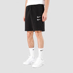 Nike Swoosh French Terry Short Alphabet Printing Casual Sports Shorts Black DB4958-010