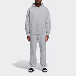 adidas originals x Pw Basics Hood Embroidered Monogrammed Hooded Sweater Unisex Grey GM1947