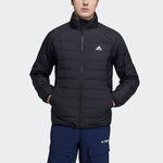 Men's adidas 3in1 Dwn Jkt Outdoor 3 In 1 Detachable Sports Hooded Down Jacket Black H20772