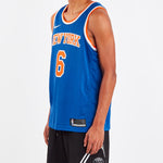 Nike NBA Basketball Icon Edition Swingman Jersey New York Knicks SW Fan Edition 6 Blue 864495-495