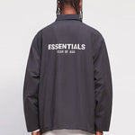Fear of God Essentials SS21 Coach Jacket Black 0202250500021001