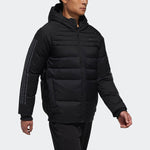 adidas neo Down Jkt Hooded Down Jacket Men's Black DM2197