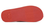 (WMNS) UGG Zuma Sling Beach Sandals Red White 1107893-PCRL