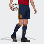 adidas Fef H Sho Spanish national team Home Soccer/Football Sports Shorts Navy Blue EH4210