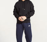 Air Jordan Embroidered Fleece Lined Drawstring Pullover Black CD8727-010